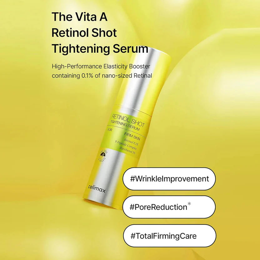Celimax The Vita A Retinol Shot Tightening Serum | سيروم سيليماكس فيتا A ريتينول لشد البشرة