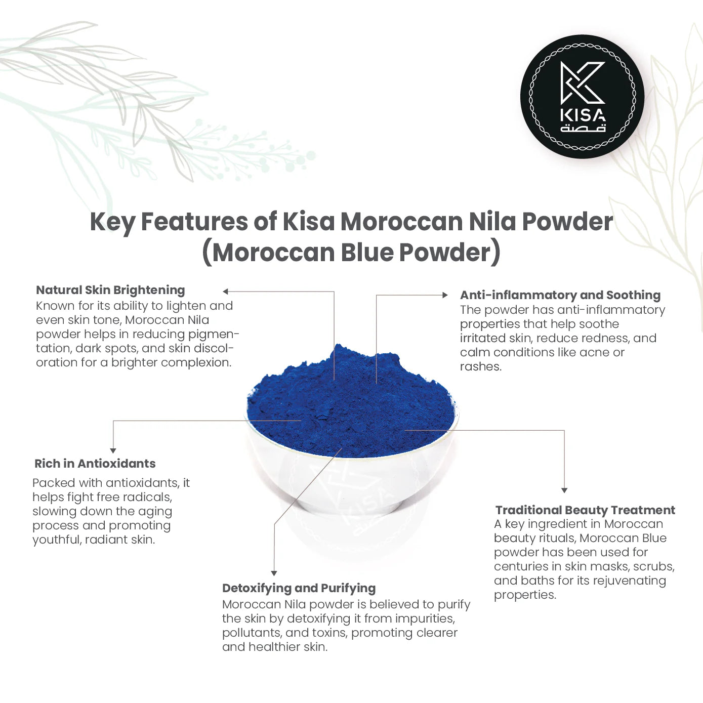 Moroccan Beauty - Nila Skin Whitening Powder Mask || Buy 1 Get 1 Free