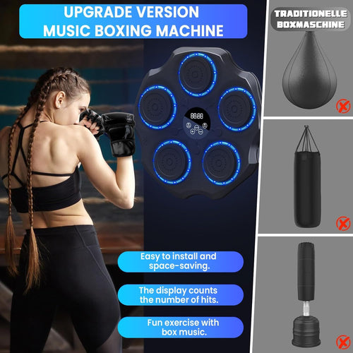 Electronic Musical Boxing Machine – Smart Music Boxing Training Target | جهاز الملاكمة الموسيقي الإلكتروني الذكي للتدريب
