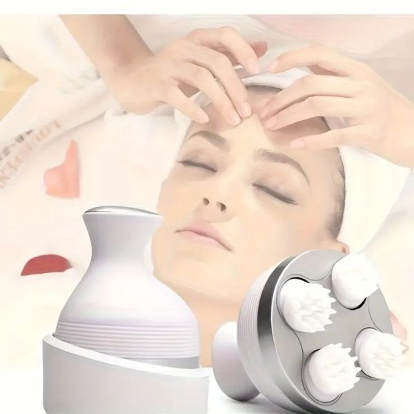 Rechargeable Scalp Massager for Hair Growth & Deep Relaxation