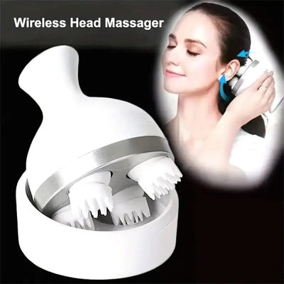 Rechargeable Scalp Massager for Hair Growth & Deep Relaxation